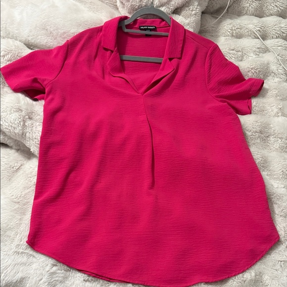 Hilary Radley Tops - Fuchsia Blouse
